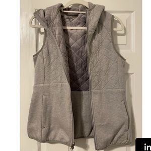 NorthFace reversible vest with hood